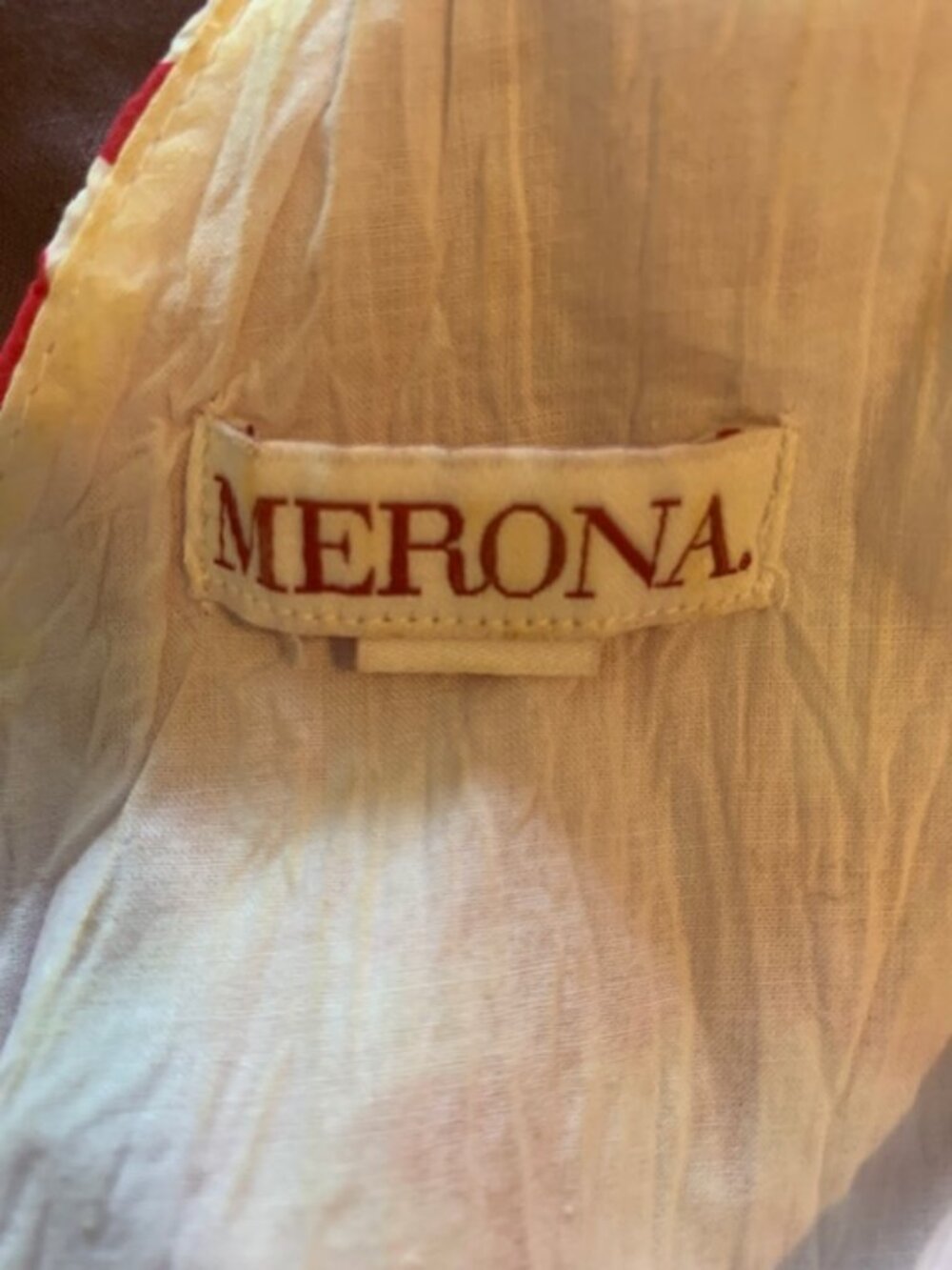 Merona Red and White Sundress Size med - Picture 3 of 3
